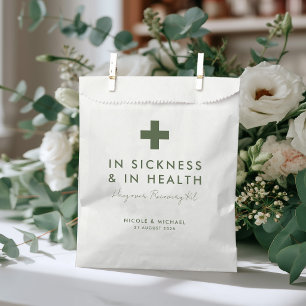 In Sickness & In Health Hangover Recovery Kit Favour Bags