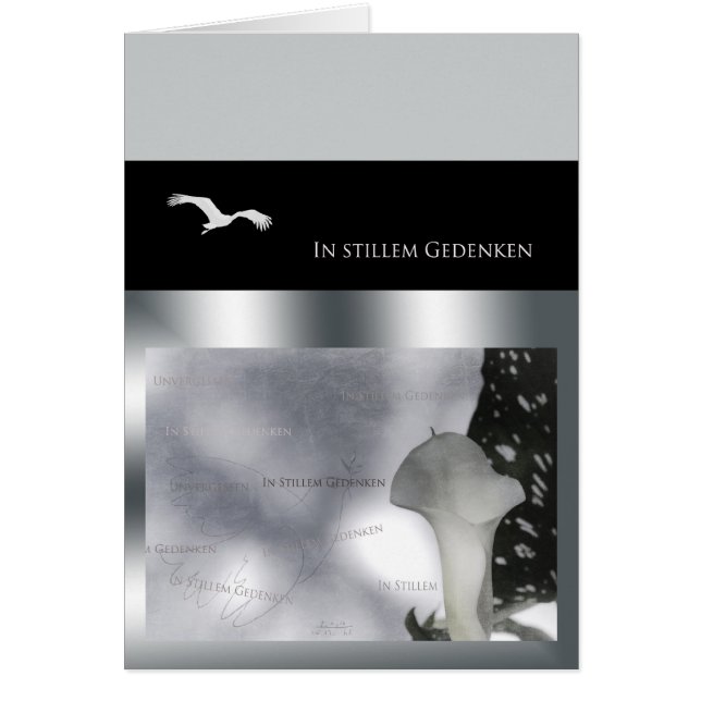 In silent memory (Front)