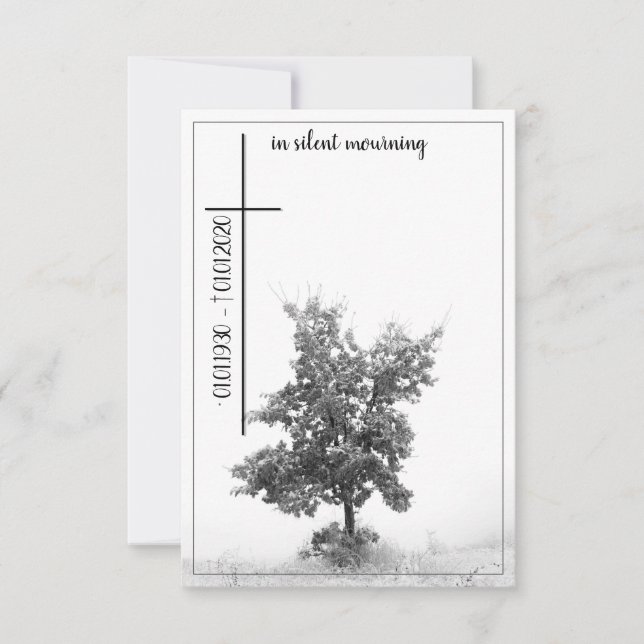 In silent mourning - tree on meadow 2.0 (Front)