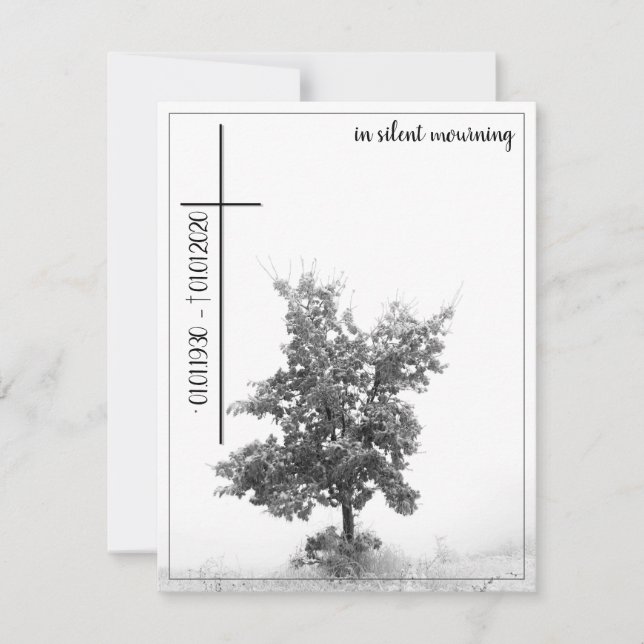 In silent mourning - tree on meadow 2.0 (Front)