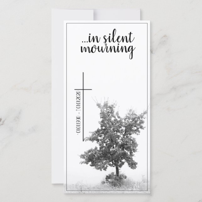 In silent mourning - tree on meadow 2.0 (Front)