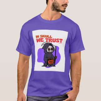 In Skull We Trust Halloween men's T-Shirt