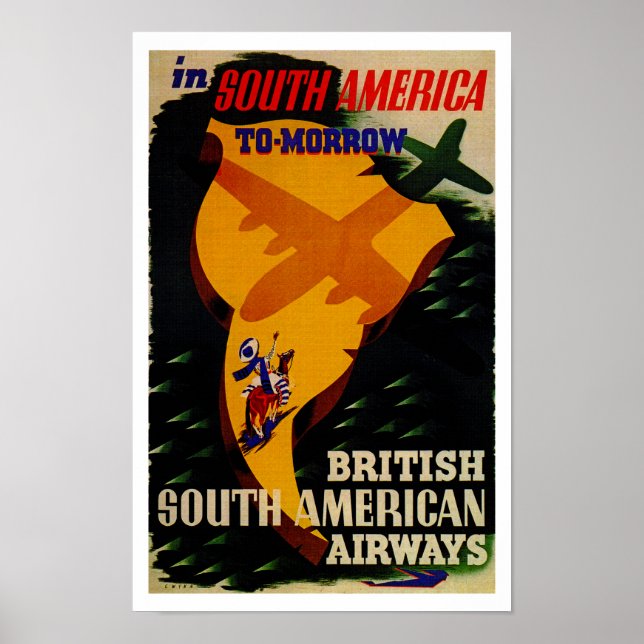 In South America Tomorrow Poster (Front)