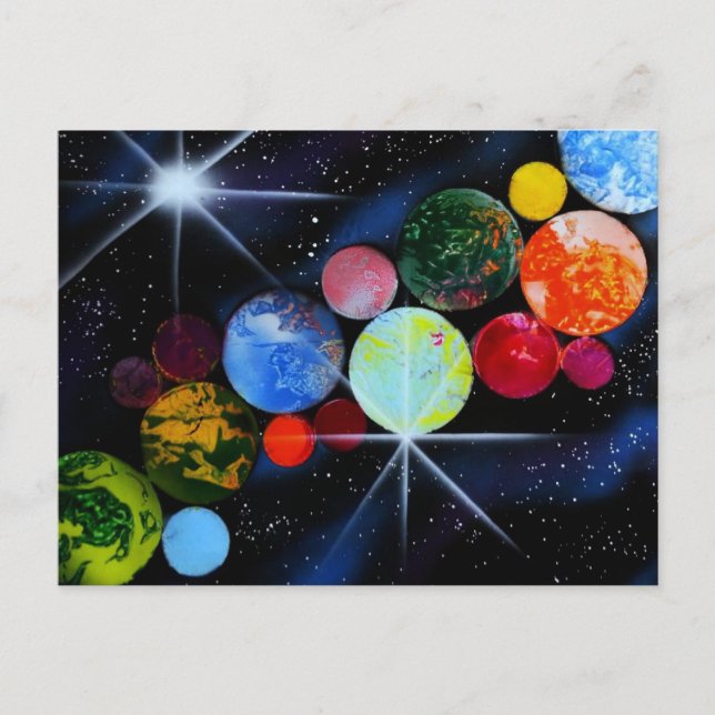 In Space Postcard (Front)