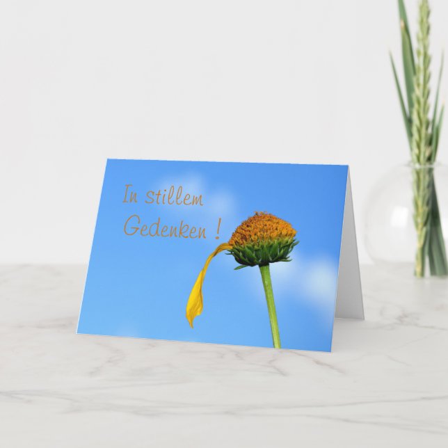 In stillem Gedenken Card (Front)