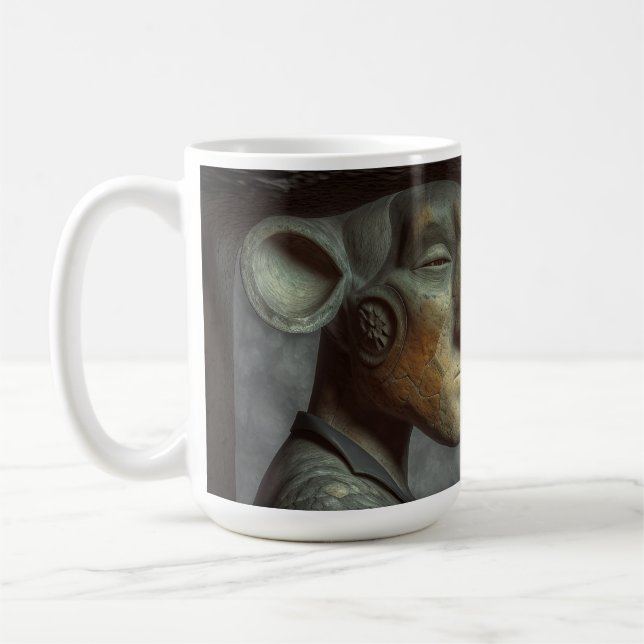 In stone coffee mug (Left)