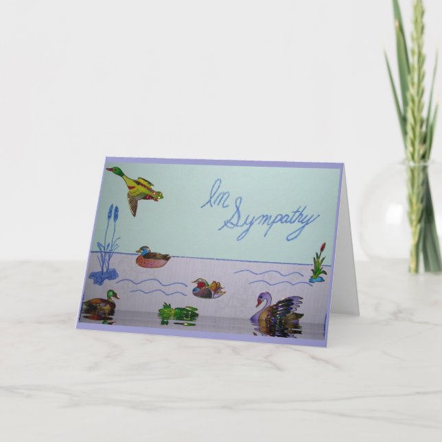 In Sympathy Collage Card (Front)