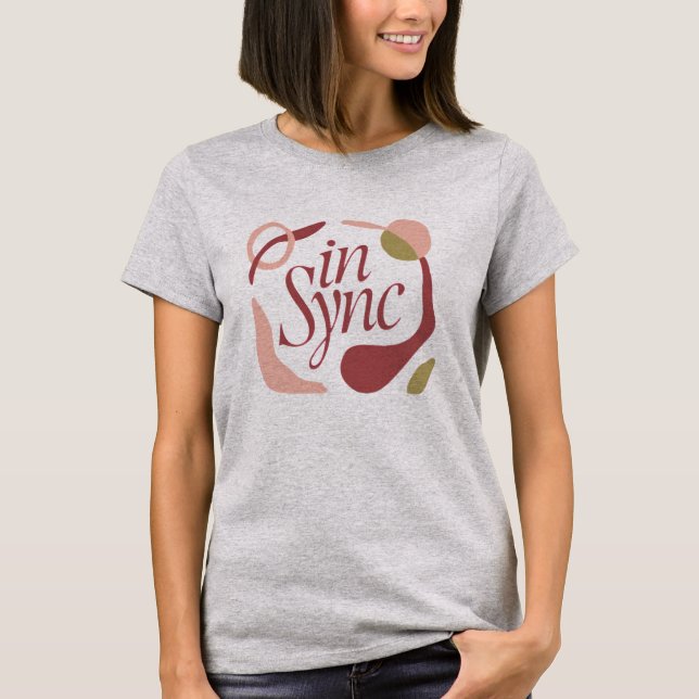 In Sync Valentine's Day Women's T-Shirt (Front)