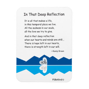 In That Deep Reflection_3"x4" Flexible Magnet