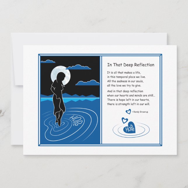 In That Deep Reflection_Flat Card 7"x5" (Front)