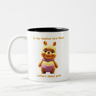 In the 100 acre woods  Two-Tone coffee mug