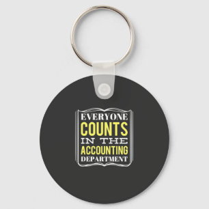In The Accounting Department Key Ring