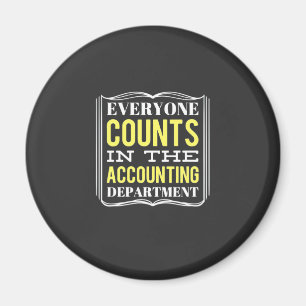 In The Accounting Department Magnet