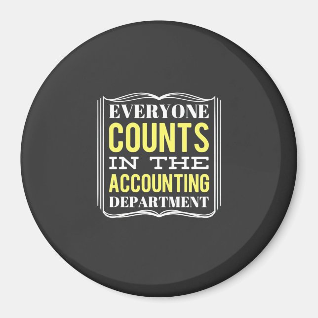 In The Accounting Department Magnet (Front)