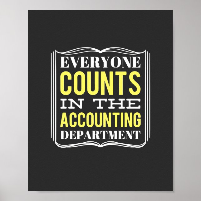 In The Accounting Department Poster (Front)