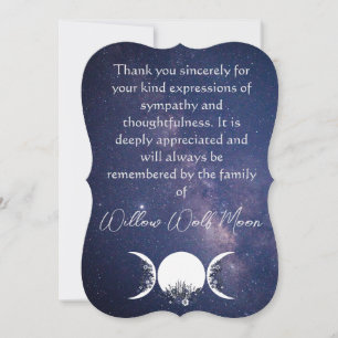 In the Arms of the Goddess Thank You Card