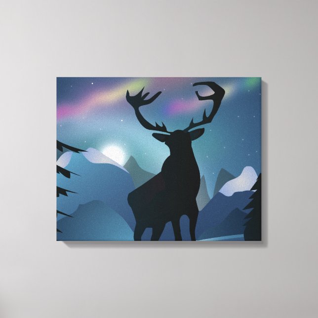 In The Aurora Canvas Print (Front)