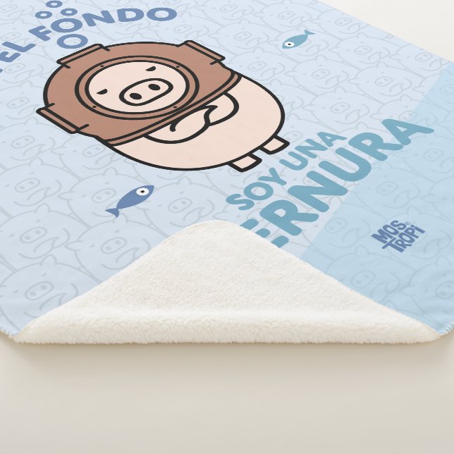 In the background I am a tenderness Sherpa Blanket (3/4)