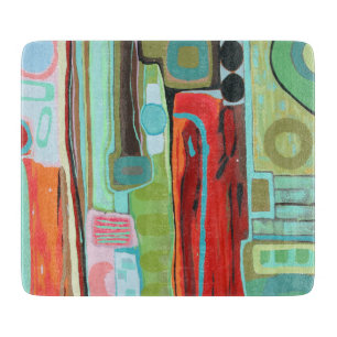 In the Bag 6 x 7 Deco Glass Cutting Board