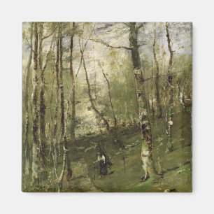 In the Barbizon Woods in 1875 Magnet