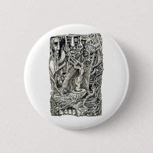 In the Basement 6 Cm Round Badge