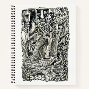 In the Basement, By Brian Benson Notebook