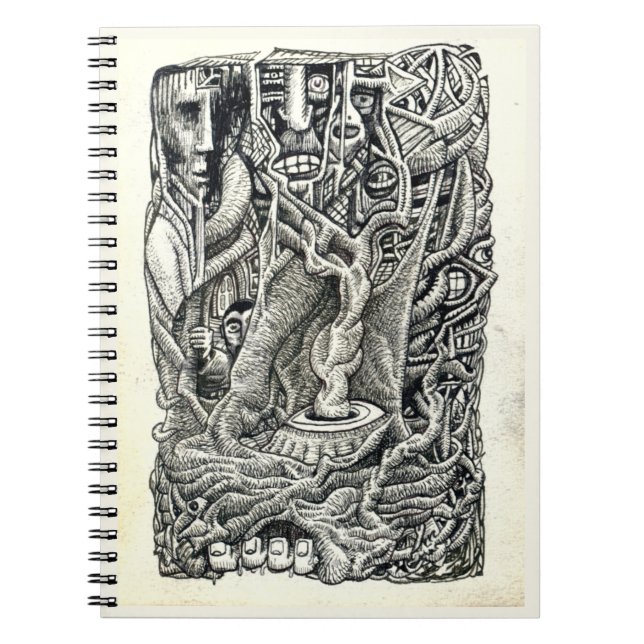 In the Basement, By Brian Benson Notebook (Front)