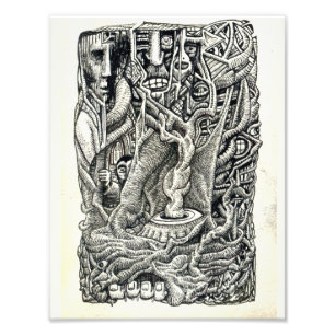 In the Basement Photo Print