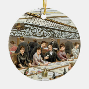 In the Bay, Dinner Time - A Western Ocean Swell, f Ceramic Tree Decoration