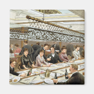 In the Bay, Dinner Time - A Western Ocean Swell, f Magnet