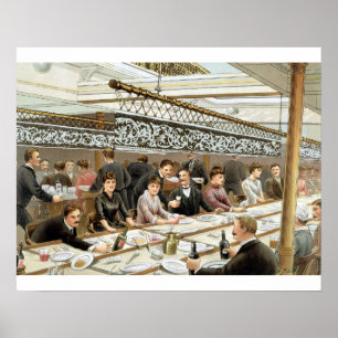 In the Bay, Dinner Time - A Western Ocean Swell, f Poster