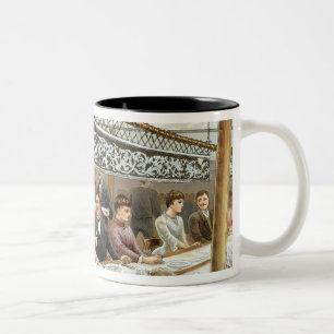 In the Bay, Dinner Time - A Western Ocean Swell, f Two-Tone Coffee Mug