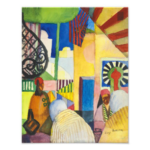 In the Bazaar Auguste Macke Photo Print