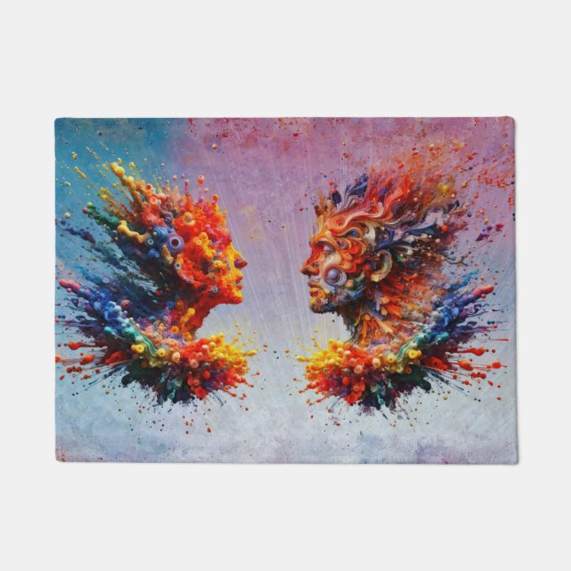 In the Beginning... Doormat (Front)