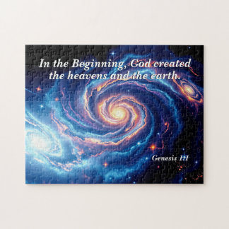 In the Beginning, God & Creation Verse Jigsaw Puzzle