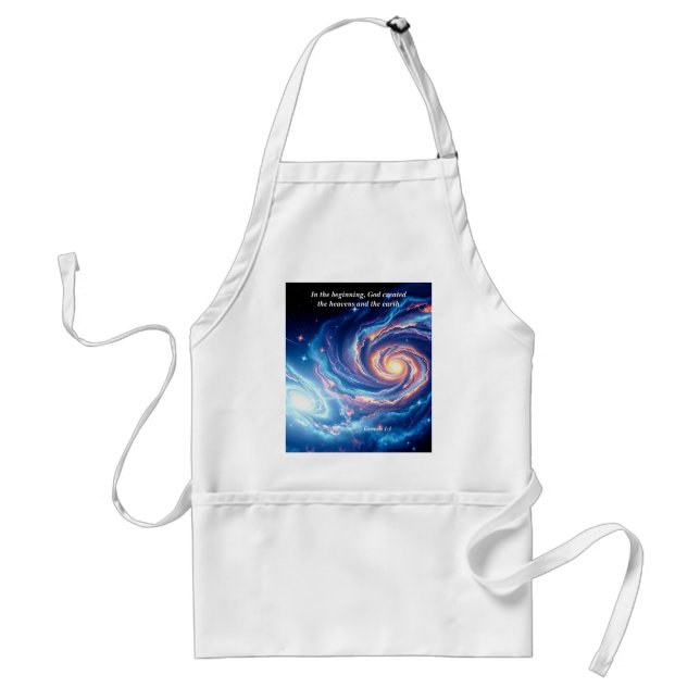 In the Beginning, God & Creation Verse Standard Apron (Front)