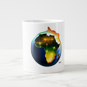 In the beginning large coffee mug