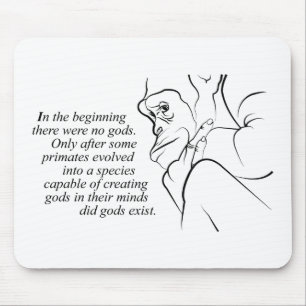 In the beginning mouse mat