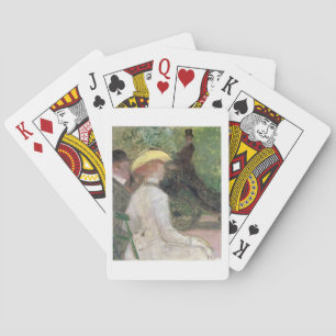In the Bois de Boulogne, 1901 (oil on canvas) Playing Cards