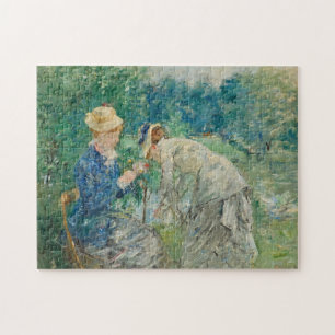 In the Bois de Boulogne Berthe Morisot Jigsaw Puzzle