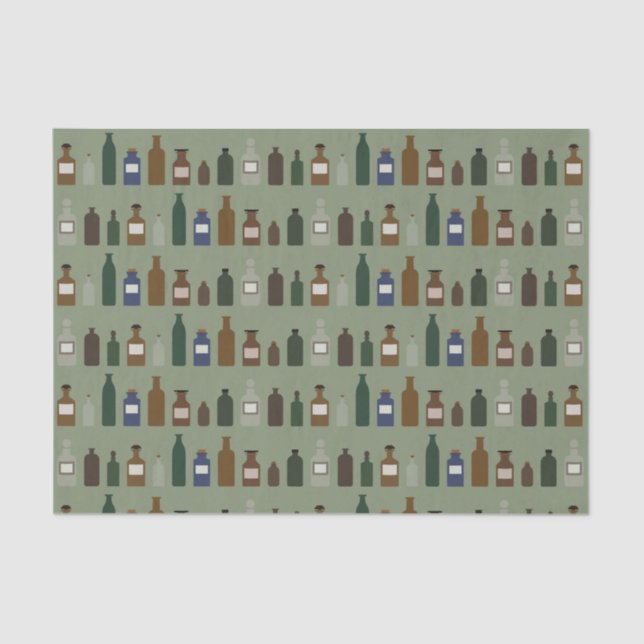 In The Care Of An Apothecary Tissue Paper (Front)