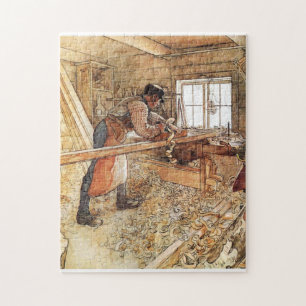 In the Carpenter Shop - Carl Larsson 1905 Jigsaw Puzzle