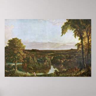 In The Catskills By Cole Thomas (Best Quality) Poster