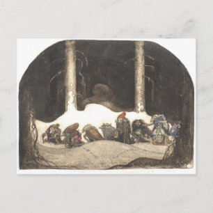 In the Christmas Night John Bauer Postcard