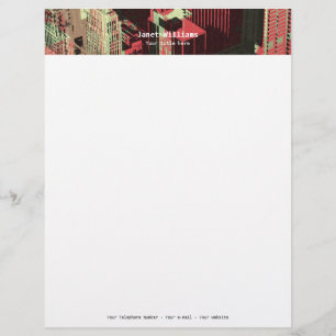In the City Custom Letterhead