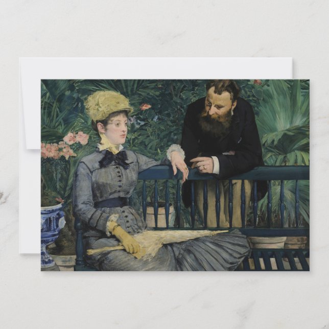 In the Conservatory | Édouard Manet (Front)