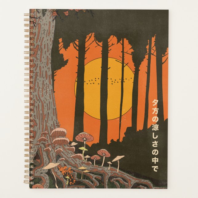 In the coolness of the evening planner (Front)