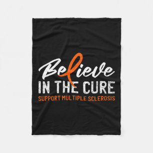 In The Cure Ms Multiple Sclerosis Awareness 1  Fleece Blanket