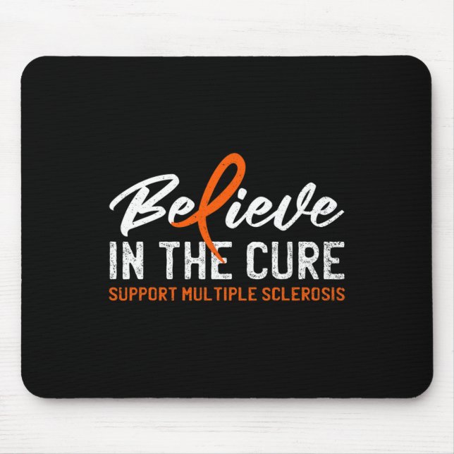 In The Cure Ms Multiple Sclerosis Awareness 1  Mouse Mat (Front)