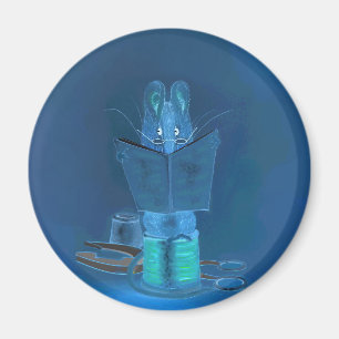 'In the Dark' 3" Round Refrigerator Magnet